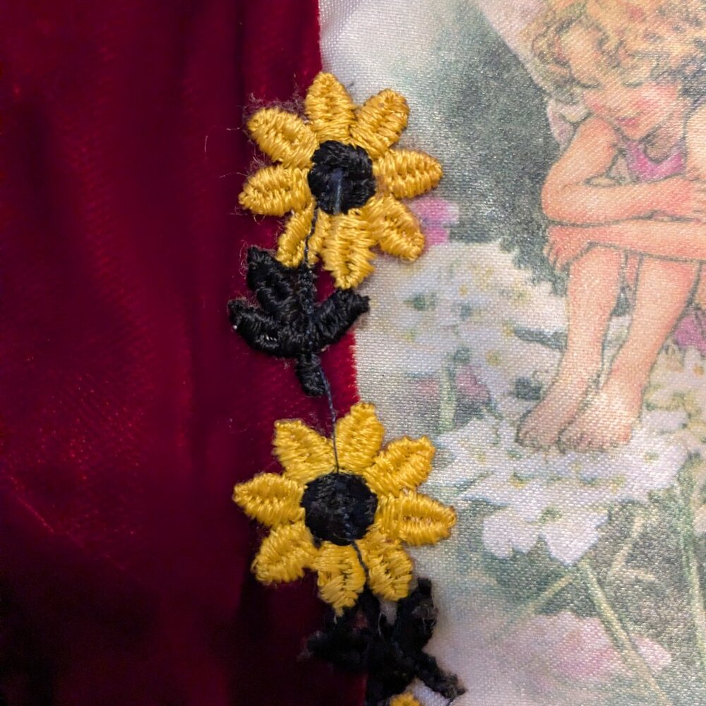 Renaissance Faire Multicolor Patchwork Purse - image 11